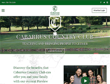Tablet Screenshot of cabarruscc.org